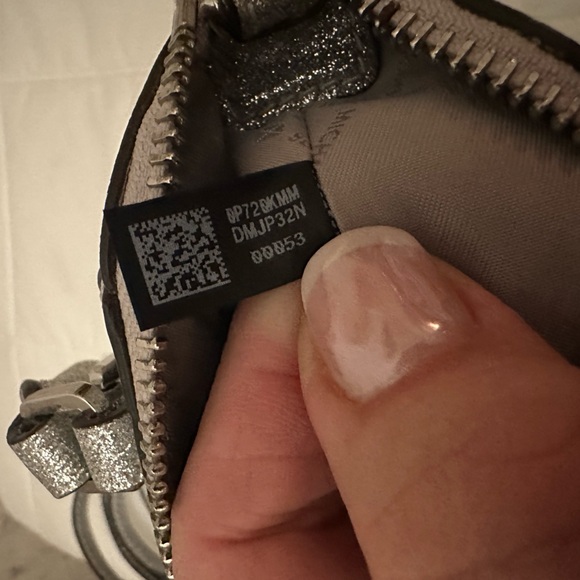 Michael Kors Metallic Silver Mini Bag - Picture 16 of 16